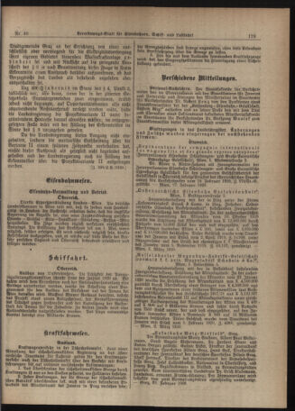 Verordnungs-Blatt für Eisenbahnen und Schiffahrt: Veröffentlichungen in Tarif- und Transport-Angelegenheiten 19200403 Seite: 7