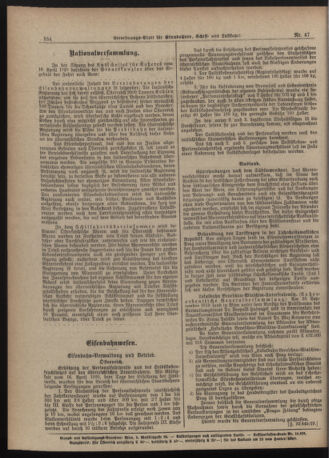 Verordnungs-Blatt für Eisenbahnen und Schiffahrt: Veröffentlichungen in Tarif- und Transport-Angelegenheiten 19200422 Seite: 2