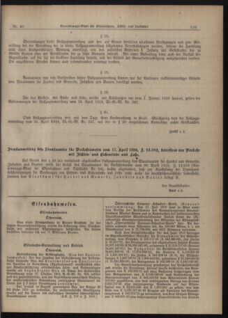 Verordnungs-Blatt für Eisenbahnen und Schiffahrt: Veröffentlichungen in Tarif- und Transport-Angelegenheiten 19200424 Seite: 5