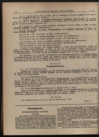 Verordnungs-Blatt für Eisenbahnen und Schiffahrt: Veröffentlichungen in Tarif- und Transport-Angelegenheiten 19200427 Seite: 2