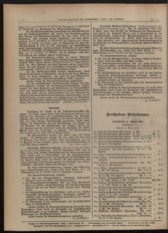 Verordnungs-Blatt für Eisenbahnen und Schiffahrt: Veröffentlichungen in Tarif- und Transport-Angelegenheiten 19200515 Seite: 2