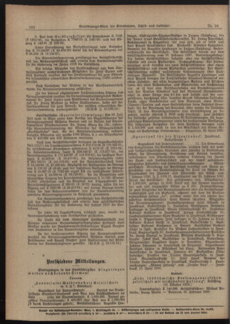 Verordnungs-Blatt für Eisenbahnen und Schiffahrt: Veröffentlichungen in Tarif- und Transport-Angelegenheiten 19200518 Seite: 2