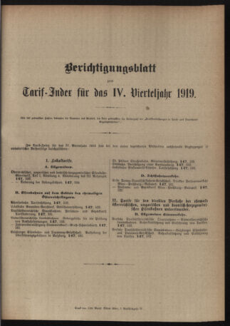 Verordnungs-Blatt für Eisenbahnen und Schiffahrt: Veröffentlichungen in Tarif- und Transport-Angelegenheiten 19200518 Seite: 3