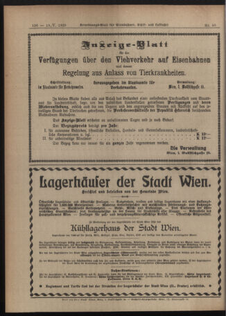 Verordnungs-Blatt für Eisenbahnen und Schiffahrt: Veröffentlichungen in Tarif- und Transport-Angelegenheiten 19200518 Seite: 6