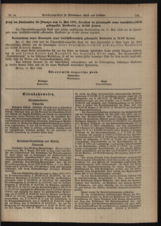 Verordnungs-Blatt für Eisenbahnen und Schiffahrt: Veröffentlichungen in Tarif- und Transport-Angelegenheiten 19200520 Seite: 7