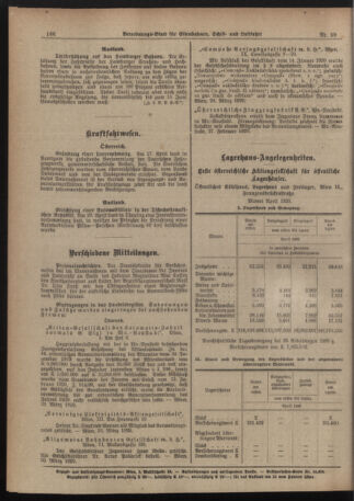 Verordnungs-Blatt für Eisenbahnen und Schiffahrt: Veröffentlichungen in Tarif- und Transport-Angelegenheiten 19200520 Seite: 8