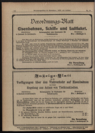 Verordnungs-Blatt für Eisenbahnen und Schiffahrt: Veröffentlichungen in Tarif- und Transport-Angelegenheiten 19200529 Seite: 6