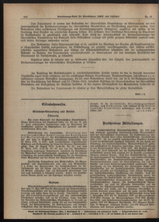 Verordnungs-Blatt für Eisenbahnen und Schiffahrt: Veröffentlichungen in Tarif- und Transport-Angelegenheiten 19200615 Seite: 16