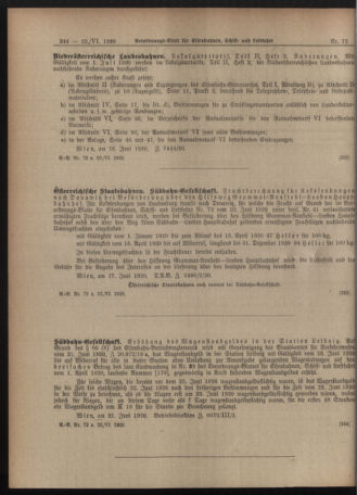 Verordnungs-Blatt für Eisenbahnen und Schiffahrt: Veröffentlichungen in Tarif- und Transport-Angelegenheiten 19200622 Seite: 4