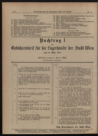 Verordnungs-Blatt für Eisenbahnen und Schiffahrt: Veröffentlichungen in Tarif- und Transport-Angelegenheiten 19200626 Seite: 6