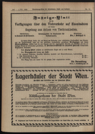 Verordnungs-Blatt für Eisenbahnen und Schiffahrt: Veröffentlichungen in Tarif- und Transport-Angelegenheiten 19200701 Seite: 12