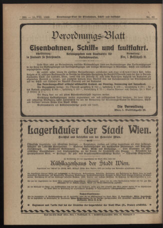 Verordnungs-Blatt für Eisenbahnen und Schiffahrt: Veröffentlichungen in Tarif- und Transport-Angelegenheiten 19200715 Seite: 4