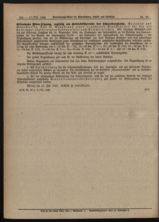 Verordnungs-Blatt für Eisenbahnen und Schiffahrt: Veröffentlichungen in Tarif- und Transport-Angelegenheiten 19200717 Seite: 4