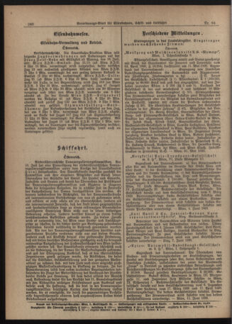 Verordnungs-Blatt für Eisenbahnen und Schiffahrt: Veröffentlichungen in Tarif- und Transport-Angelegenheiten 19200720 Seite: 4