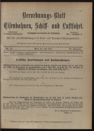 Verordnungs-Blatt für Eisenbahnen und Schiffahrt: Veröffentlichungen in Tarif- und Transport-Angelegenheiten