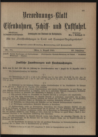 Verordnungs-Blatt für Eisenbahnen und Schiffahrt: Veröffentlichungen in Tarif- und Transport-Angelegenheiten