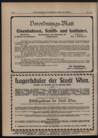 Verordnungs-Blatt für Eisenbahnen und Schiffahrt: Veröffentlichungen in Tarif- und Transport-Angelegenheiten 19200807 Seite: 10