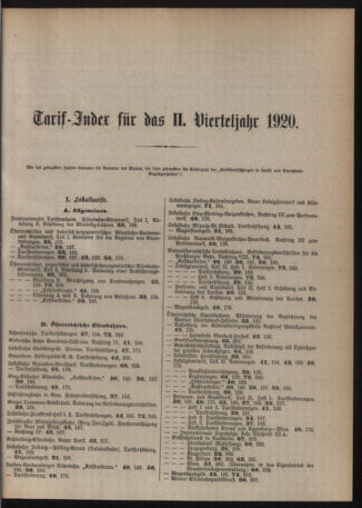 Verordnungs-Blatt für Eisenbahnen und Schiffahrt: Veröffentlichungen in Tarif- und Transport-Angelegenheiten 19200817 Seite: 5