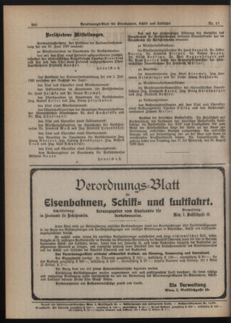 Verordnungs-Blatt für Eisenbahnen und Schiffahrt: Veröffentlichungen in Tarif- und Transport-Angelegenheiten 19200819 Seite: 2