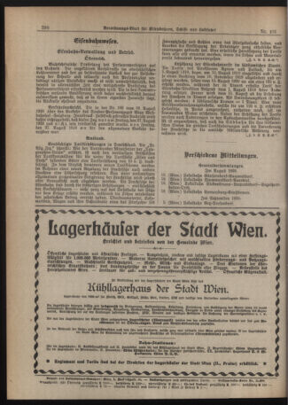 Verordnungs-Blatt für Eisenbahnen und Schiffahrt: Veröffentlichungen in Tarif- und Transport-Angelegenheiten 19200828 Seite: 2