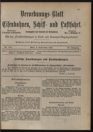 Verordnungs-Blatt für Eisenbahnen und Schiffahrt: Veröffentlichungen in Tarif- und Transport-Angelegenheiten