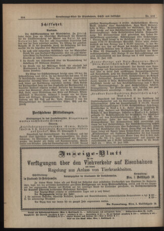 Verordnungs-Blatt für Eisenbahnen und Schiffahrt: Veröffentlichungen in Tarif- und Transport-Angelegenheiten 19200904 Seite: 2