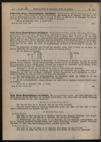 Verordnungs-Blatt für Eisenbahnen und Schiffahrt: Veröffentlichungen in Tarif- und Transport-Angelegenheiten 19200918 Seite: 4