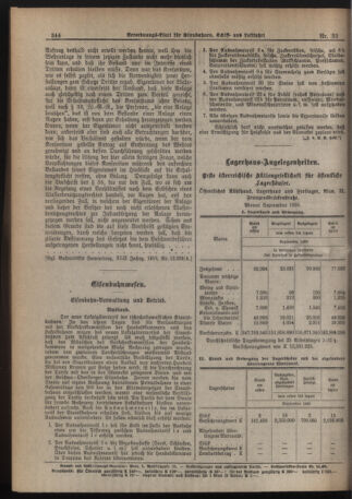 Verordnungs-Blatt für Eisenbahnen und Schiffahrt: Veröffentlichungen in Tarif- und Transport-Angelegenheiten 19201016 Seite: 2