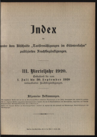 Verordnungs-Blatt für Eisenbahnen und Schiffahrt: Veröffentlichungen in Tarif- und Transport-Angelegenheiten 19201019 Seite: 5