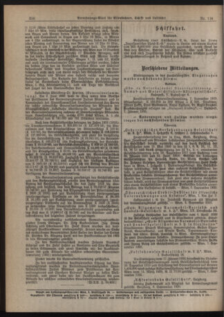 Verordnungs-Blatt für Eisenbahnen und Schiffahrt: Veröffentlichungen in Tarif- und Transport-Angelegenheiten 19201023 Seite: 2