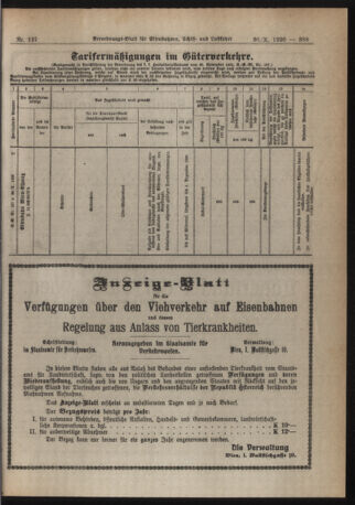 Verordnungs-Blatt für Eisenbahnen und Schiffahrt: Veröffentlichungen in Tarif- und Transport-Angelegenheiten 19201030 Seite: 5