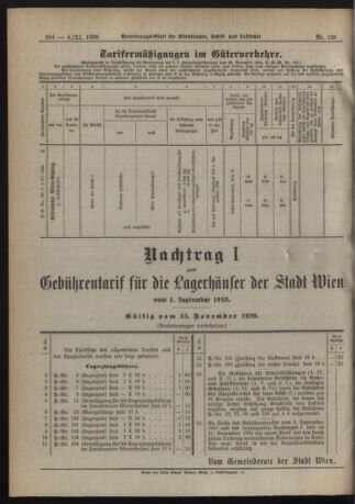 Verordnungs-Blatt für Eisenbahnen und Schiffahrt: Veröffentlichungen in Tarif- und Transport-Angelegenheiten 19201104 Seite: 6