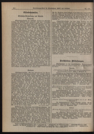 Verordnungs-Blatt für Eisenbahnen und Schiffahrt: Veröffentlichungen in Tarif- und Transport-Angelegenheiten 19201106 Seite: 4