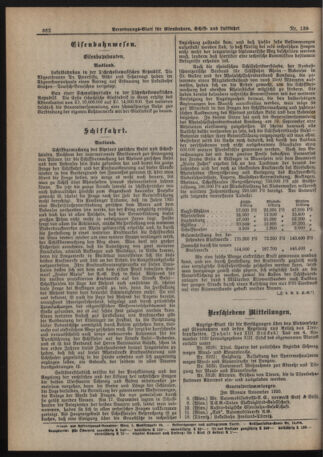 Verordnungs-Blatt für Eisenbahnen und Schiffahrt: Veröffentlichungen in Tarif- und Transport-Angelegenheiten 19201109 Seite: 2