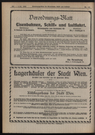 Verordnungs-Blatt für Eisenbahnen und Schiffahrt: Veröffentlichungen in Tarif- und Transport-Angelegenheiten 19201109 Seite: 4