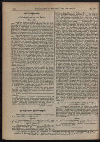 Verordnungs-Blatt für Eisenbahnen und Schiffahrt: Veröffentlichungen in Tarif- und Transport-Angelegenheiten 19201125 Seite: 4