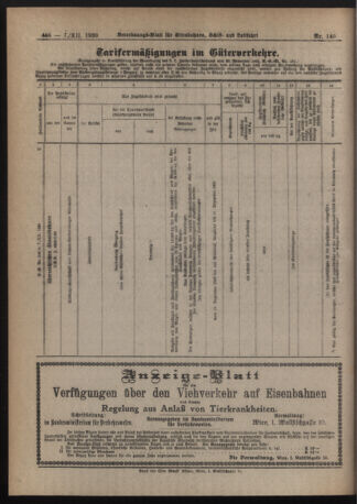 Verordnungs-Blatt für Eisenbahnen und Schiffahrt: Veröffentlichungen in Tarif- und Transport-Angelegenheiten 19201207 Seite: 6