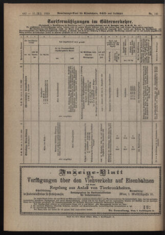 Verordnungs-Blatt für Eisenbahnen und Schiffahrt: Veröffentlichungen in Tarif- und Transport-Angelegenheiten 19201211 Seite: 4