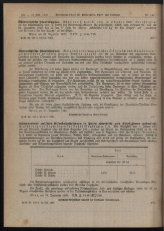 Verordnungs-Blatt für Eisenbahnen und Schiffahrt: Veröffentlichungen in Tarif- und Transport-Angelegenheiten 19201228 Seite: 2