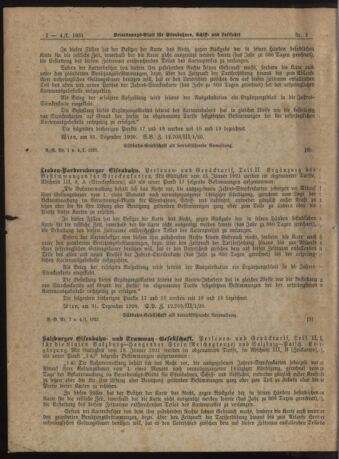 Verordnungs-Blatt für Eisenbahnen und Schiffahrt: Veröffentlichungen in Tarif- und Transport-Angelegenheiten 19210104 Seite: 2