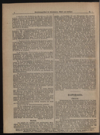 Verordnungs-Blatt für Eisenbahnen und Schiffahrt: Veröffentlichungen in Tarif- und Transport-Angelegenheiten 19210104 Seite: 6