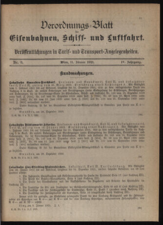 Verordnungs-Blatt für Eisenbahnen und Schiffahrt: Veröffentlichungen in Tarif- und Transport-Angelegenheiten