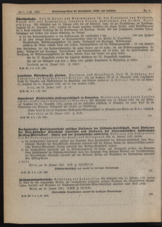 Verordnungs-Blatt für Eisenbahnen und Schiffahrt: Veröffentlichungen in Tarif- und Transport-Angelegenheiten 19210201 Seite: 8