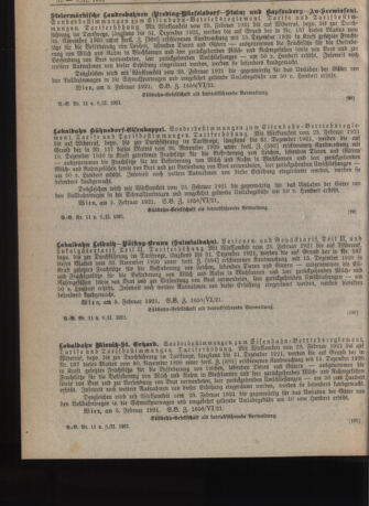 Verordnungs-Blatt für Eisenbahnen und Schiffahrt: Veröffentlichungen in Tarif- und Transport-Angelegenheiten 19210208 Seite: 2