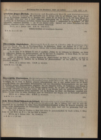 Verordnungs-Blatt für Eisenbahnen und Schiffahrt: Veröffentlichungen in Tarif- und Transport-Angelegenheiten 19210208 Seite: 5