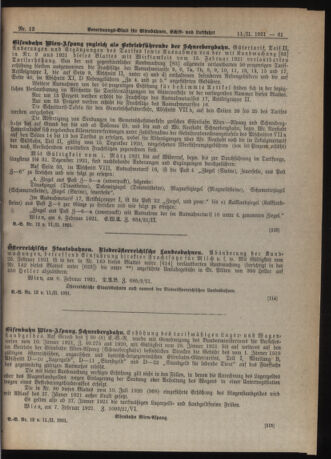 Verordnungs-Blatt für Eisenbahnen und Schiffahrt: Veröffentlichungen in Tarif- und Transport-Angelegenheiten 19210211 Seite: 9