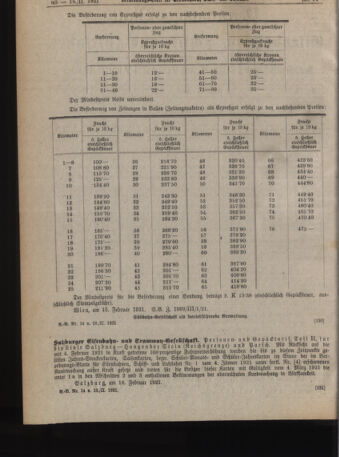 Verordnungs-Blatt für Eisenbahnen und Schiffahrt: Veröffentlichungen in Tarif- und Transport-Angelegenheiten 19210218 Seite: 4