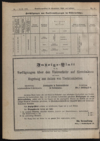 Verordnungs-Blatt für Eisenbahnen und Schiffahrt: Veröffentlichungen in Tarif- und Transport-Angelegenheiten 19210218 Seite: 8