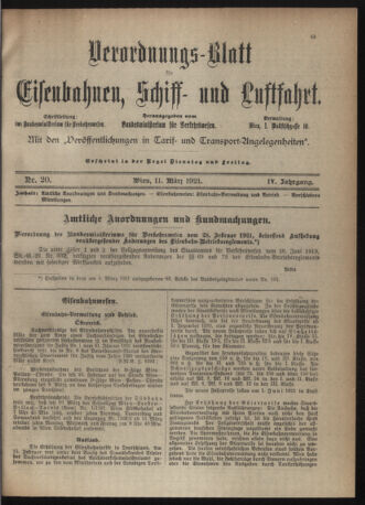 Verordnungs-Blatt für Eisenbahnen und Schiffahrt: Veröffentlichungen in Tarif- und Transport-Angelegenheiten