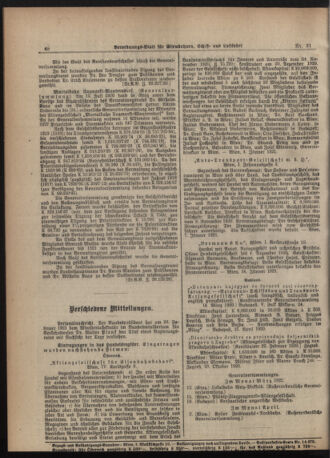 Verordnungs-Blatt für Eisenbahnen und Schiffahrt: Veröffentlichungen in Tarif- und Transport-Angelegenheiten 19210315 Seite: 2